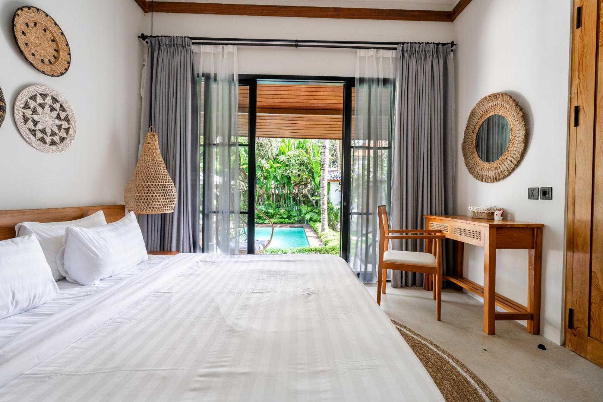 Hijau By Evdekimi - Charming 2br Escape With Pool, Outdoor Lounge, Lush Garden - Long Extras